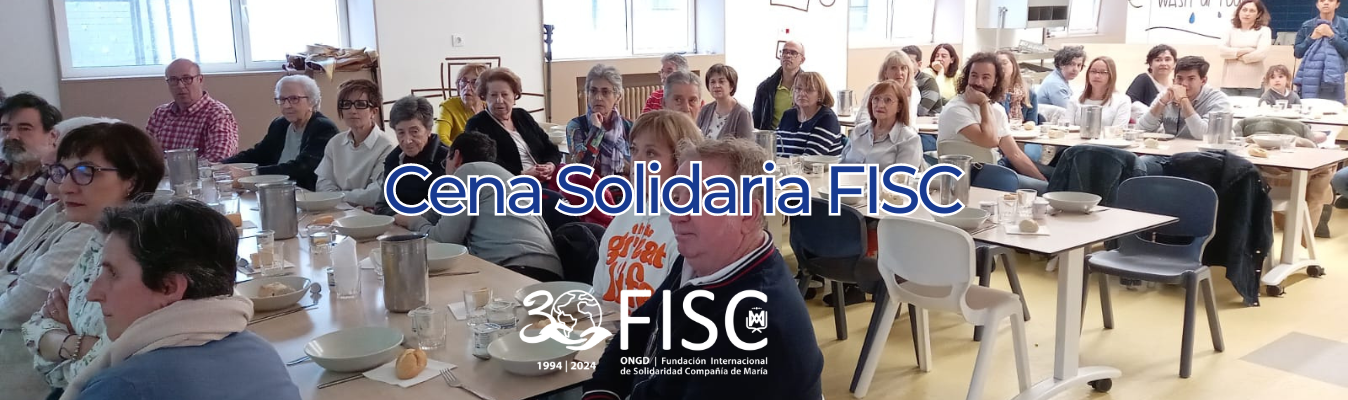 Clausura de la Semana Solidaria de FISC con una cena en el Colegio La Enseñanza de Valladolid